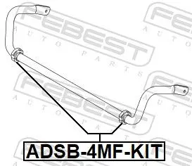 FEBEST Repair Kit, stabiliser bush (ADSB-4MF-KIT)