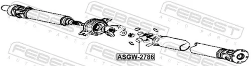 FEBEST Joint, propshaft (ASGW-2786)