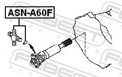 FEBEST Joint, propshaft (ASN-A60F)
