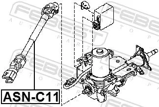 FEBEST Steering Shaft (ASN-C11)