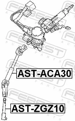 FEBEST Steering Shaft (AST-ACA30)