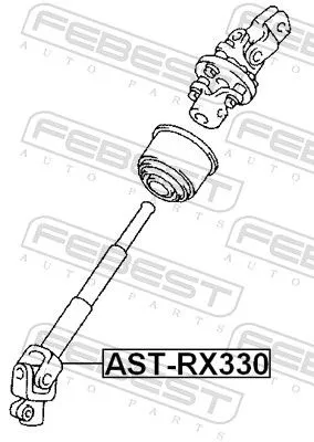 FEBEST Steering Shaft (AST-RX330)