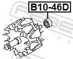 FEBEST Bearing (B10-46D)