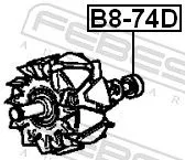 FEBEST Bearing (B8-74D)