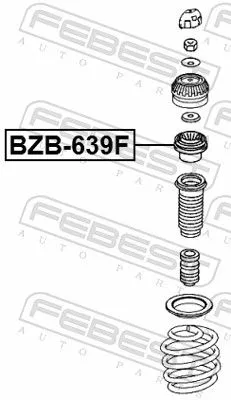 FEBEST Rolling Bearing, suspension strut support mount (BZB-639F)