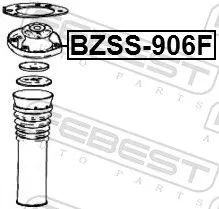 FEBEST Suspension Strut Support Mount (BZSS-906F)