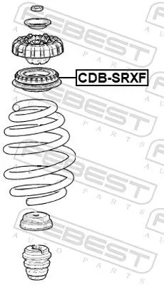 FEBEST Rolling Bearing, suspension strut support mount (CDB-SRXF)