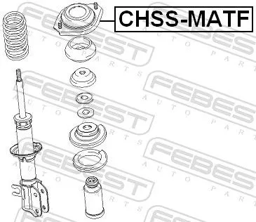FEBEST Suspension Strut Support Mount (CHSS-MATF)