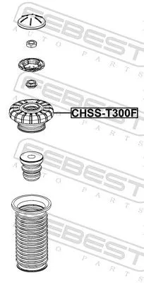 FEBEST Repair Kit, suspension strut support mount (CHSS-T300F)