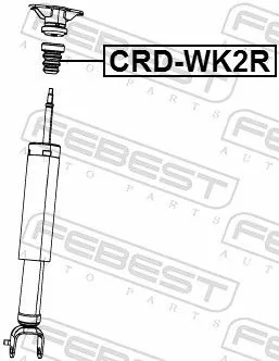 FEBEST Rubber Buffer, suspension (CRD-WK2R)