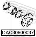 FEBEST Wheel Bearing (DAC30600037)