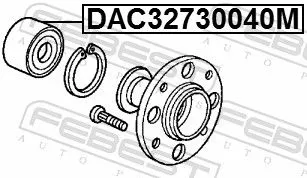 FEBEST Wheel Bearing (DAC32730040M)