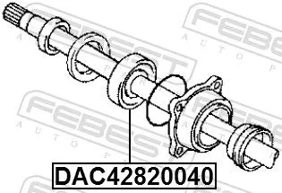 FEBEST Wheel Bearing (DAC42820040)