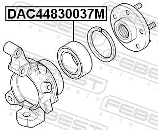FEBEST Wheel Bearing (DAC44830037M)