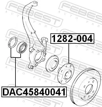 FEBEST Wheel Bearing (DAC45840041)