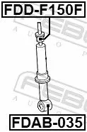 FEBEST Bush, shock absorber (FDAB-035)