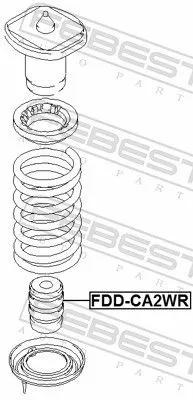 FEBEST Rubber Buffer, suspension (FDD-CA2WR)