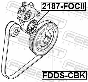 FEBEST Belt Pulley, crankshaft (FDDS-CBK)