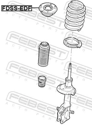 FEBEST Suspension Strut Support Mount (FDSS-EDF)