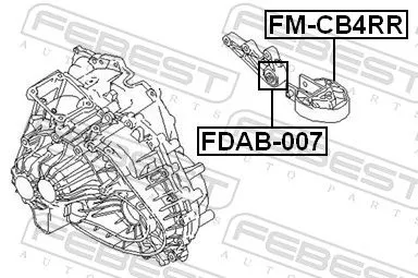 FEBEST Mounting, engine (FM-CB4RR)