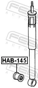 FEBEST Bush, shock absorber (HAB-145)