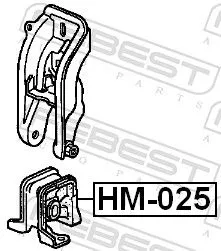 FEBEST Mounting, engine (HM-025)