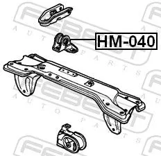 FEBEST Mounting, engine (HM-040)