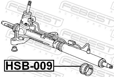 FEBEST Mounting, steering gear (HSB-009)