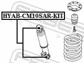FEBEST Mounting Kit, shock absorber (HYAB-CM10SAR-KIT)