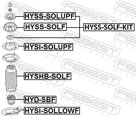 FEBEST Spring Seat (HYSI-SOLUPF)