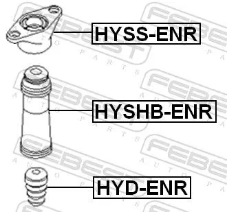 FEBEST Suspension Strut Support Mount (HYSS-ENR)