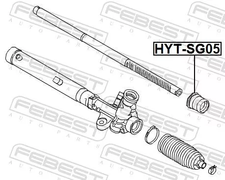 FEBEST Bush, steering shaft (HYT-SG05)