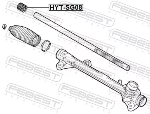 FEBEST Bush, steering shaft (HYT-SG08)