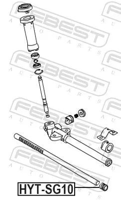 FEBEST Bush, steering shaft (HYT-SG10)