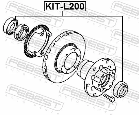 FEBEST Wheel Bearing Kit (KIT-L200)