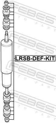 FEBEST Mounting Kit, shock absorber (LRSB-DEF-KIT)