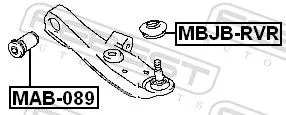 FEBEST Repair kit, supporting/ball joint (MBJB-RVR)