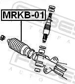 FEBEST Bellow, steering (MRKB-01)