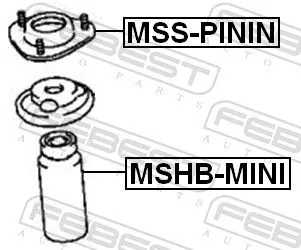 FEBEST Protective Cap/Bellow, shock absorber (MSHB-MINI)