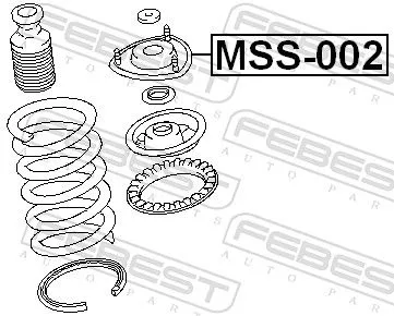FEBEST Suspension Strut Support Mount (MSS-002)
