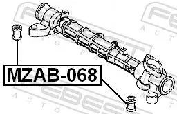 FEBEST Mounting, steering gear (MZAB-068)