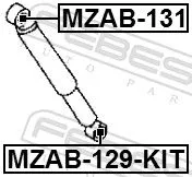 FEBEST Bush, shock absorber (MZAB-131)