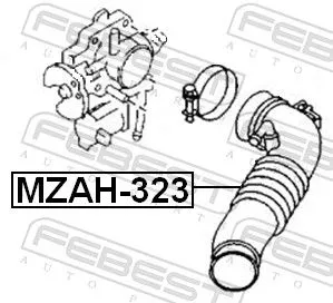 FEBEST Hose, air supply (MZAH-323)