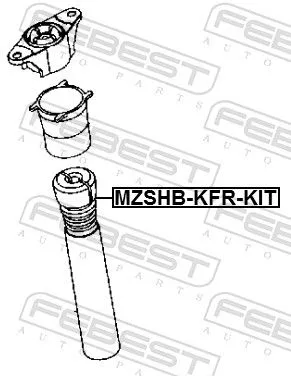 FEBEST Dust Cover Kit, shock absorber (MZSHB-KFR-KIT)
