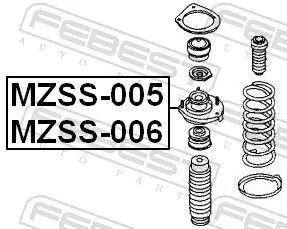 FEBEST Suspension Strut Support Mount (MZSS-005)