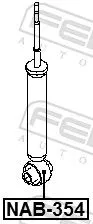 FEBEST Bush, shock absorber (NAB-354)