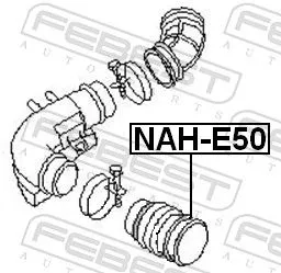 FEBEST Hose, air supply (NAH-E50)