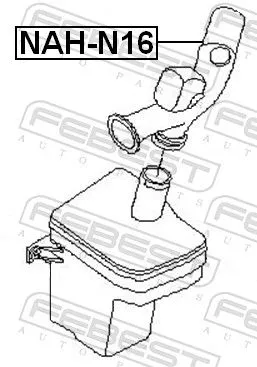 FEBEST Hose, air supply (NAH-N16)