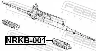 FEBEST Bellow, steering (NRKB-001)