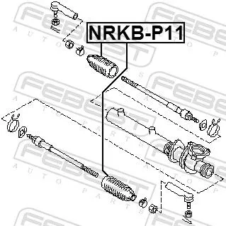 FEBEST Bellow, steering (NRKB-P11)